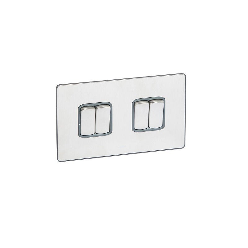 LEGRAND - Single Pole Plate Switch Synergy -4 Gang -2-Way -20 AX -250 V~