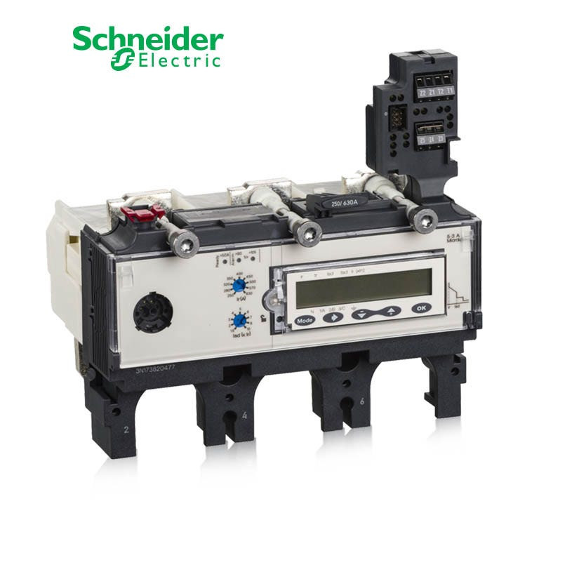 SCHNEIDER - Trip Unit MicroLogic 5.3A for ComPact NSX 630A Circuit Breakers, Electronic, 630A, 3P 3d