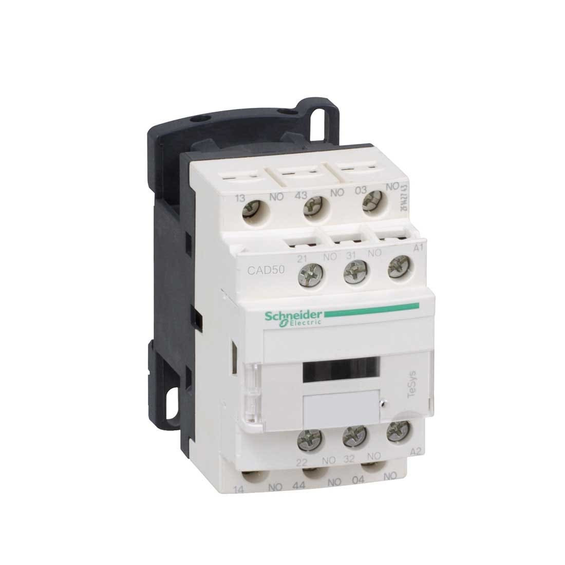 SCHNEIDER - Control Relay, 5 No, <= 690 V, 110 V AC Standard Coil