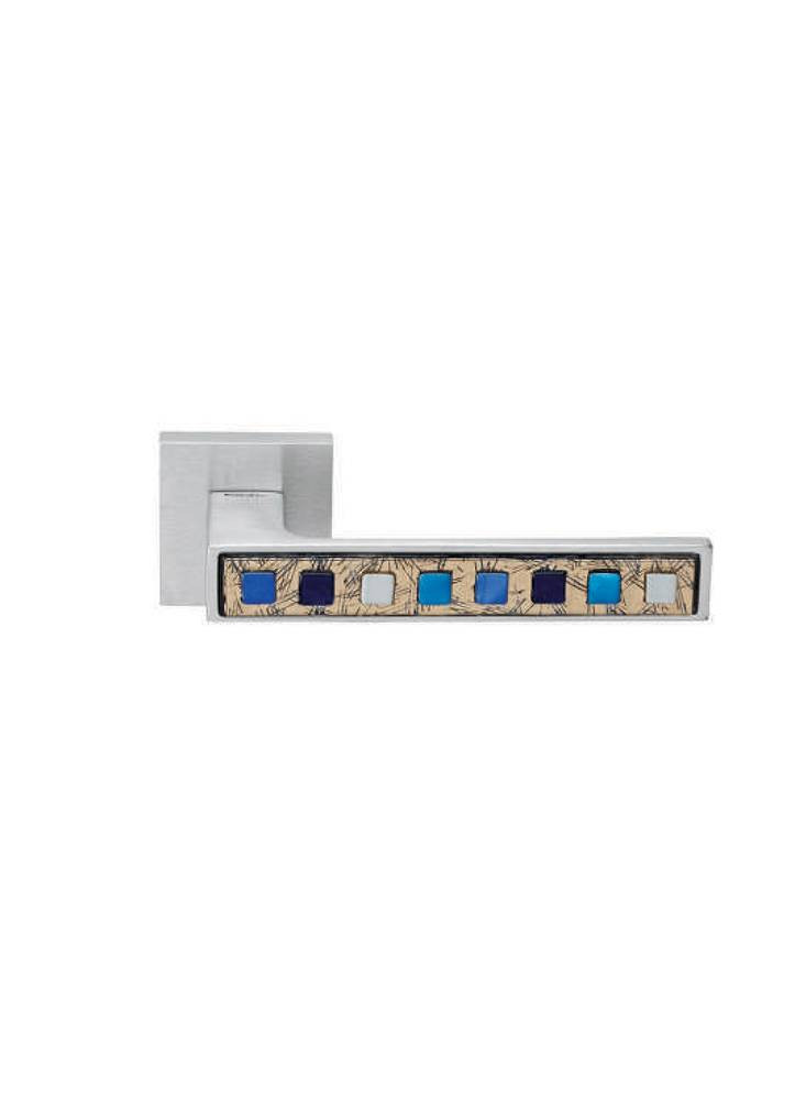 Kali 1174 Door Handle, Matte Chrome Rose