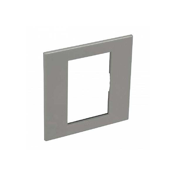 LEGRAND - Plate Arteor, BS, Square, 3 Modules, 1 Gang, Magnesium