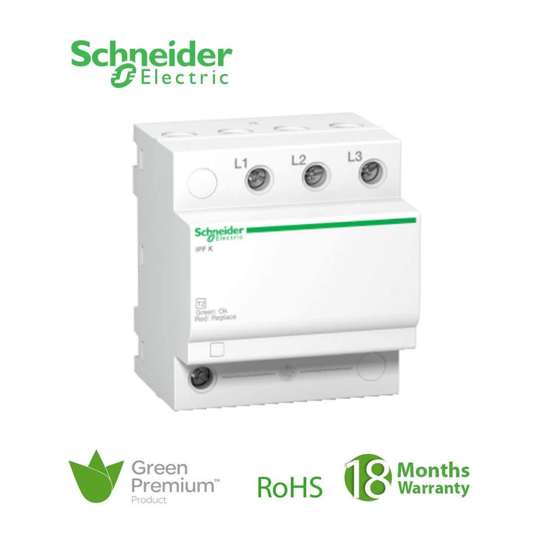 SCHNEIDER - Moodular Surge Arrester 3 Pole 340V IPF20