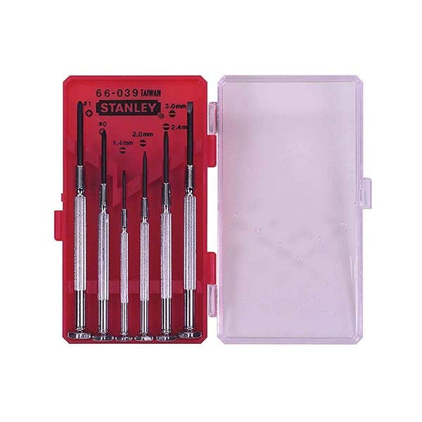 STANLEY - Watch Maker Screwdriver, 6 Pieces