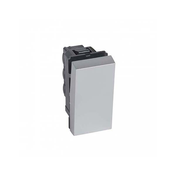 LEGRAND - 2-Way Switch Arteor, 10A, Square, 1 Module, Aluminium
