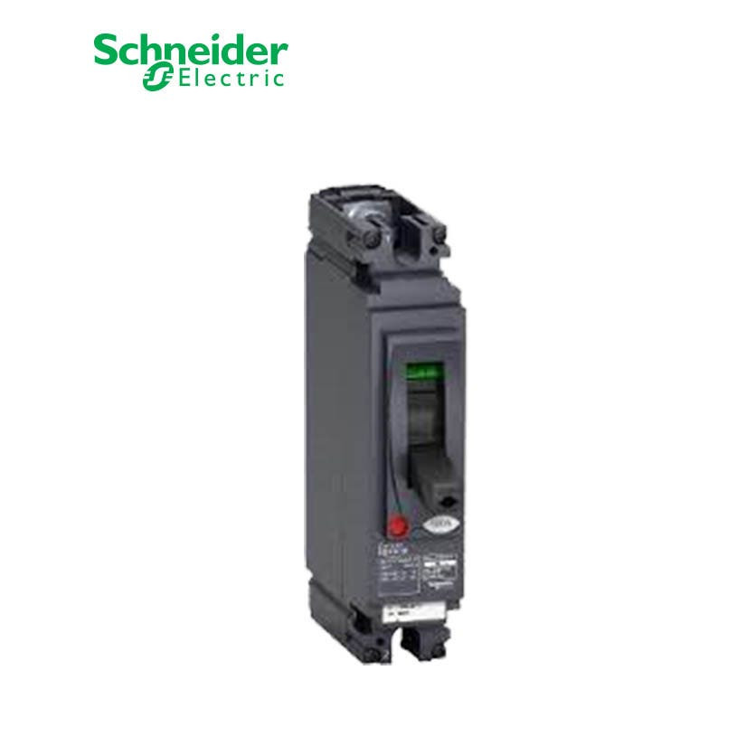 SCHNEIDER - MCCB Breaker, ComPact NSX100F AC/DC, 1P 1d, 18kA at 240 VAC, TMD Trip Unit 50A