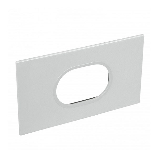 LEGRAND - Plate Arteor, BS, Round, 3 Modules, 2 Gang, Soft Aluminium