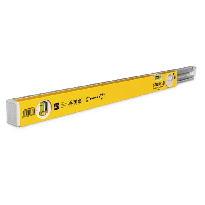 TYPE 80 T TELESCOPIC SPIRIT LEVEL, 63–105 CM,Made In Germany