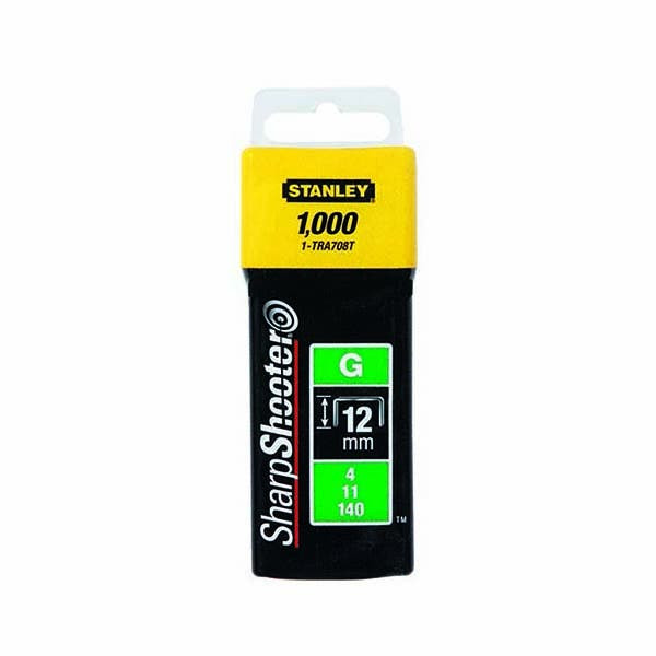 STANLEY - Heavy Duty Staples, Type G, 10mm, 1000 pieces