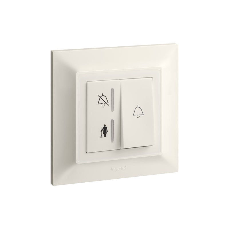LEGRAND - Indicator and Bell Push Belanko S, 1 Gang, 6A, 250V, Ivory