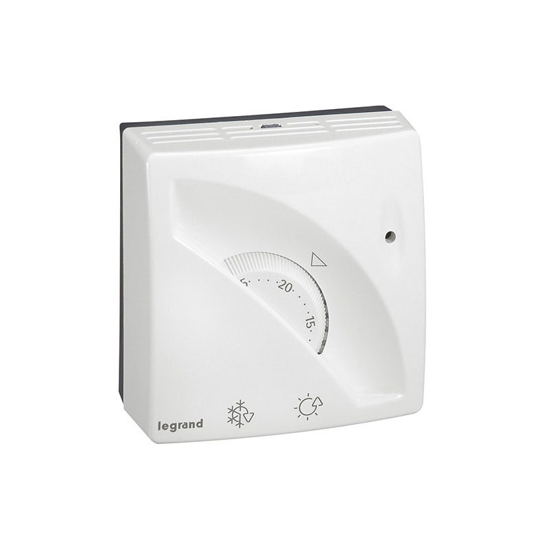 LEGRAND - Mechanical Ambient Thermostat, 16A/230V~, 2.5A/230V, Surface Mounted