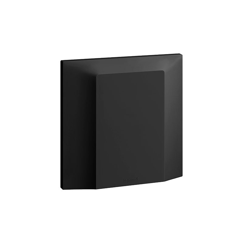 LEGRAND - Cable Outlet Galion, BS, 1 Gang, 45A, 250V, Matt Black