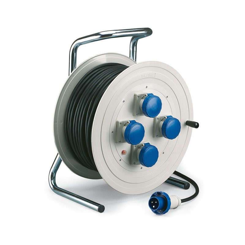 SCAME - Industrial Cable Reel, IP55, 30m, 3x2.5mm², IK08, H07RN-F