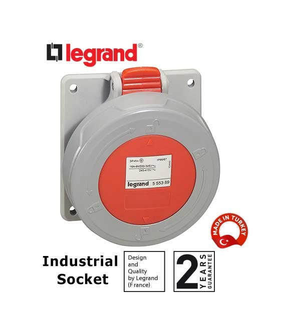ليجراند - فيش صناعي P17, IP66/67, 380/415 V~, 32 A, 3P+N+E