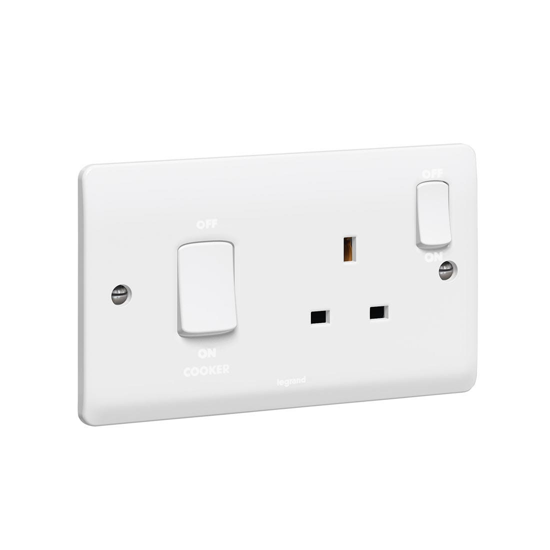 LEGRAND - Cooker Control Unit 13A, Syn.White 