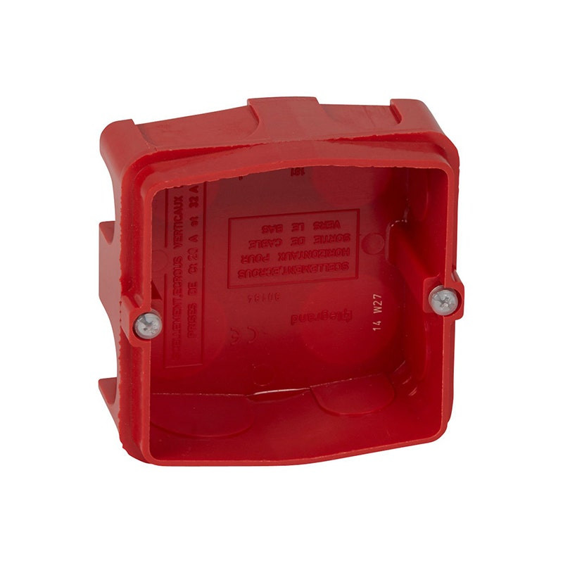 ليجراند - علبة تركيب Batibox، مفرد، لمقابس 20A/32A، 85x85mm، عمق 50mm، تثبيت بالبراغي، بناء