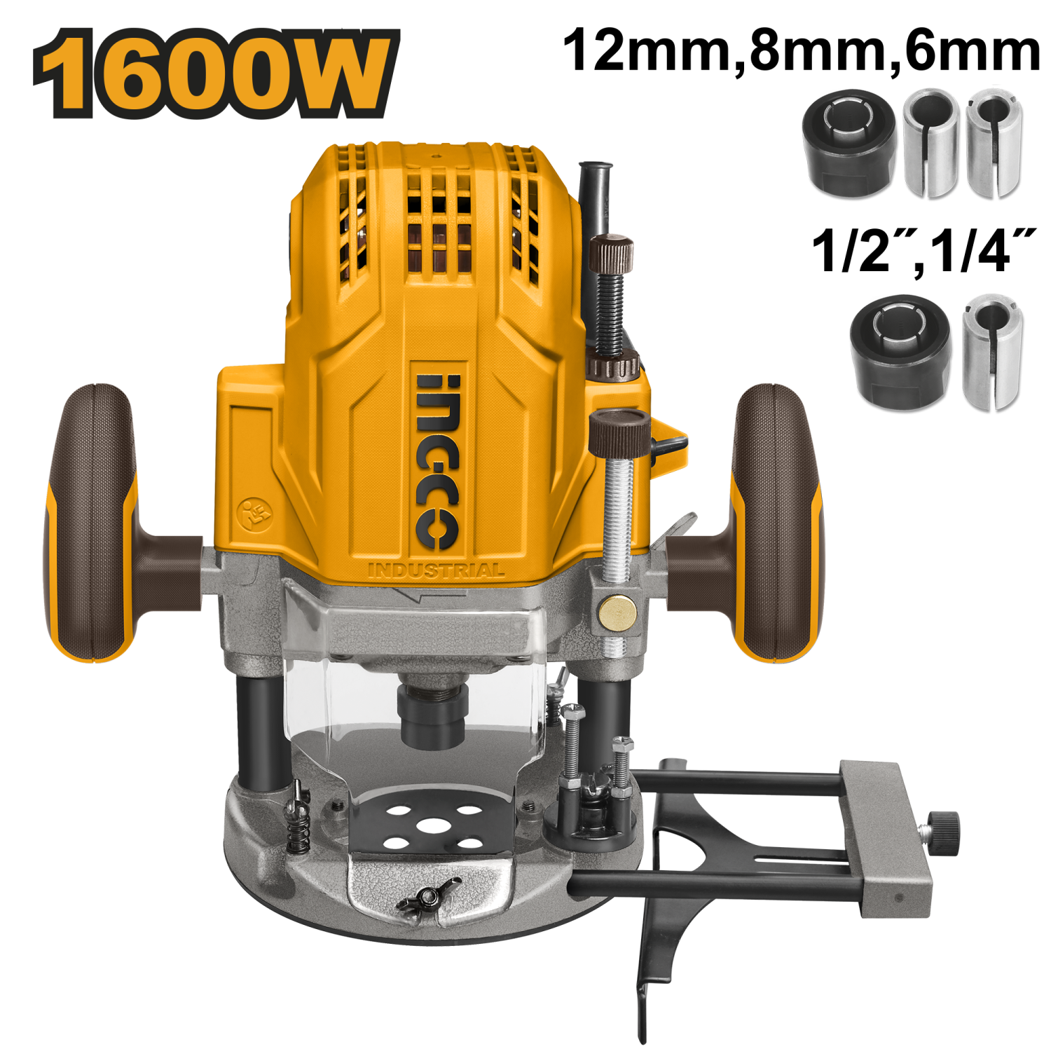 Electric router 1600 W 6/8/12 mmراوتر كهربائي 6/8/12 ملم 1600 وات