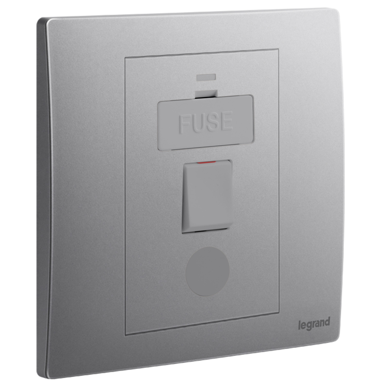 LEGRAND - Fused Connection Unit Mallia, Switched, 13 A, Dark Silver