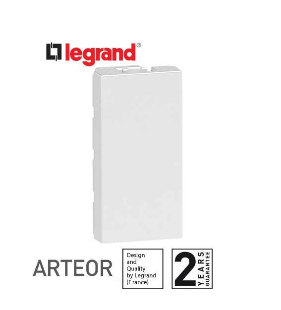 LEGRAND - Blank Module Arteor, Square, 1 Module, White