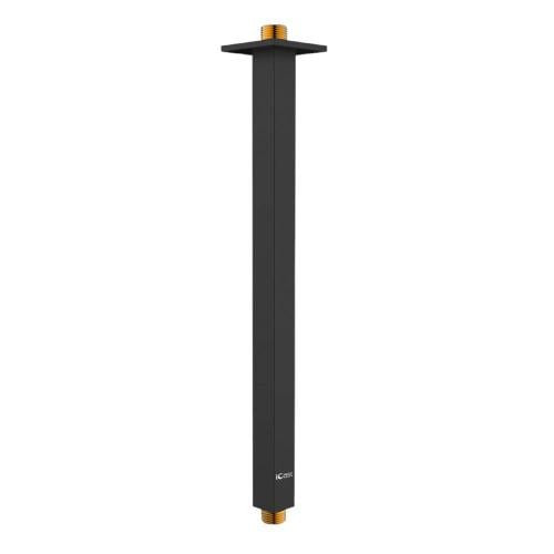 iCast- Rainhead Arm- Square-30cm-SS304-Black
