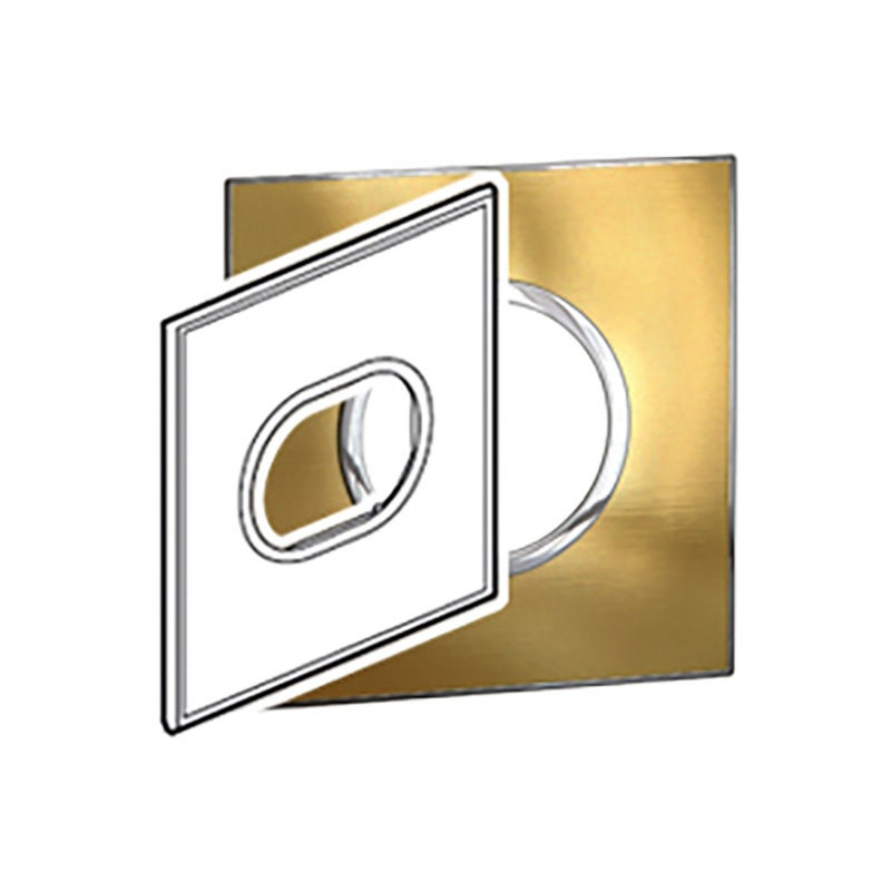 ليجراند - لوحة Arteor، أمريكية، دائري، 3 موديول، 4''x4''، Gold Brass