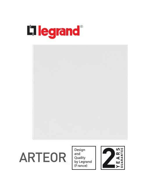LEGRAND - Blank Module Arteor, Square, 2 Modules, White