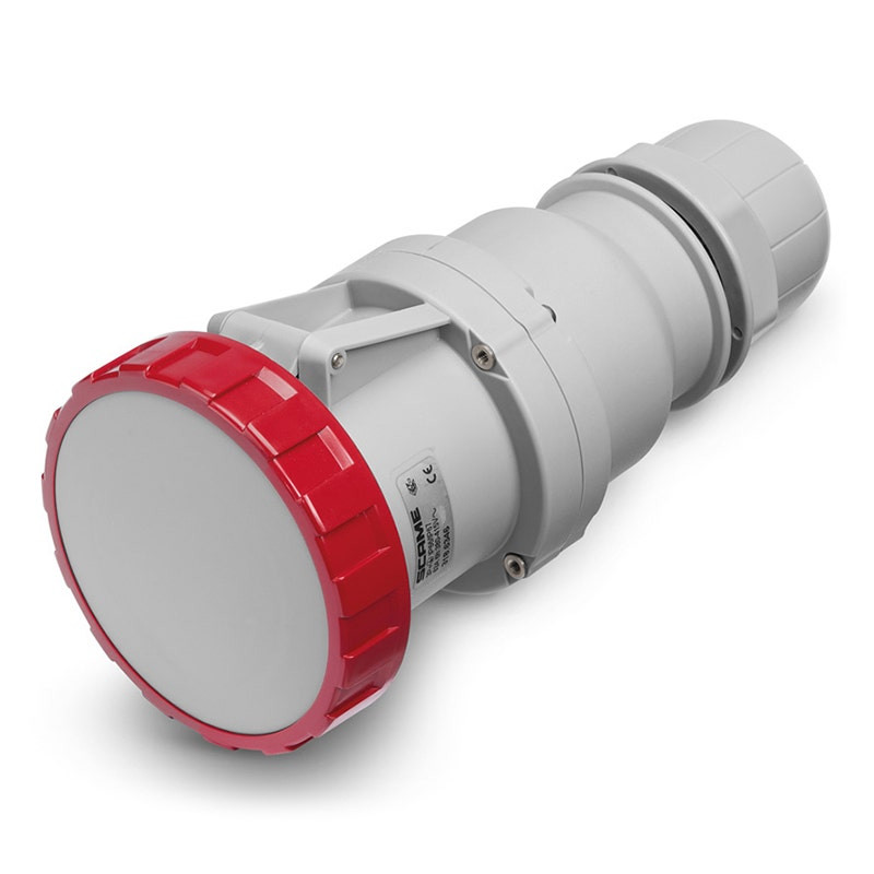 SCAME - Connector, 63A, 3P+N+E, IP66/IP67/IP69, 6H, 346-415V, 50Hz 60Hz, Mantle Terminals