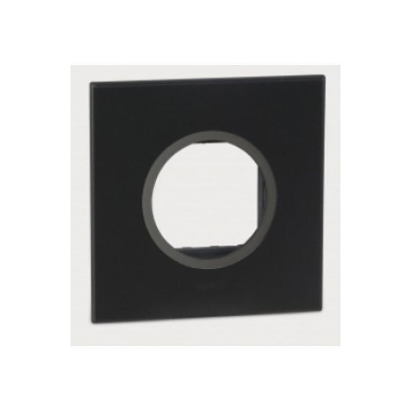 LEGRAND - Cover Plate with Frame Arteor, Indian , 2 Modules, Round, Graphite
