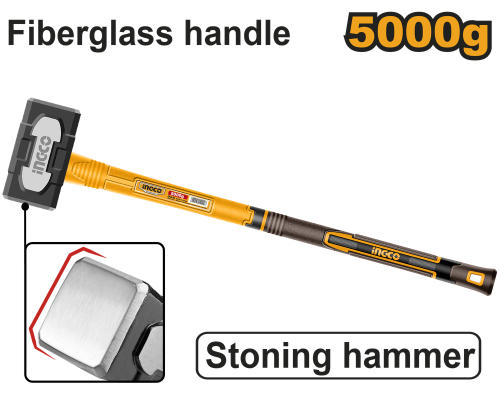 Innovated drop-forged hammer head 5000g مطرقة يد فايبر 5000 جرام