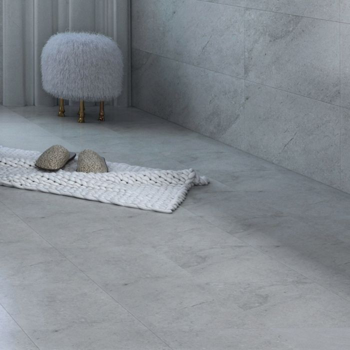 بلاط أرضيات 30×30×0.9 سم - رمادي حجري