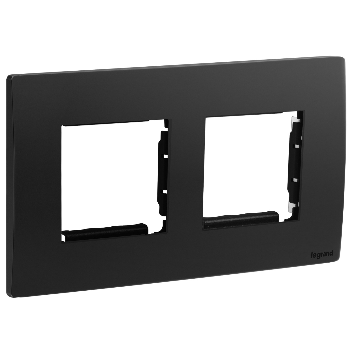 LEGRAND - Arteor Adaptor Mallia, 2 Gang, 2 Modules, Matt Black
