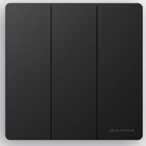 Yana 3-Way Switch - Bahra - Black G3-1W - SWITCH-YT10301