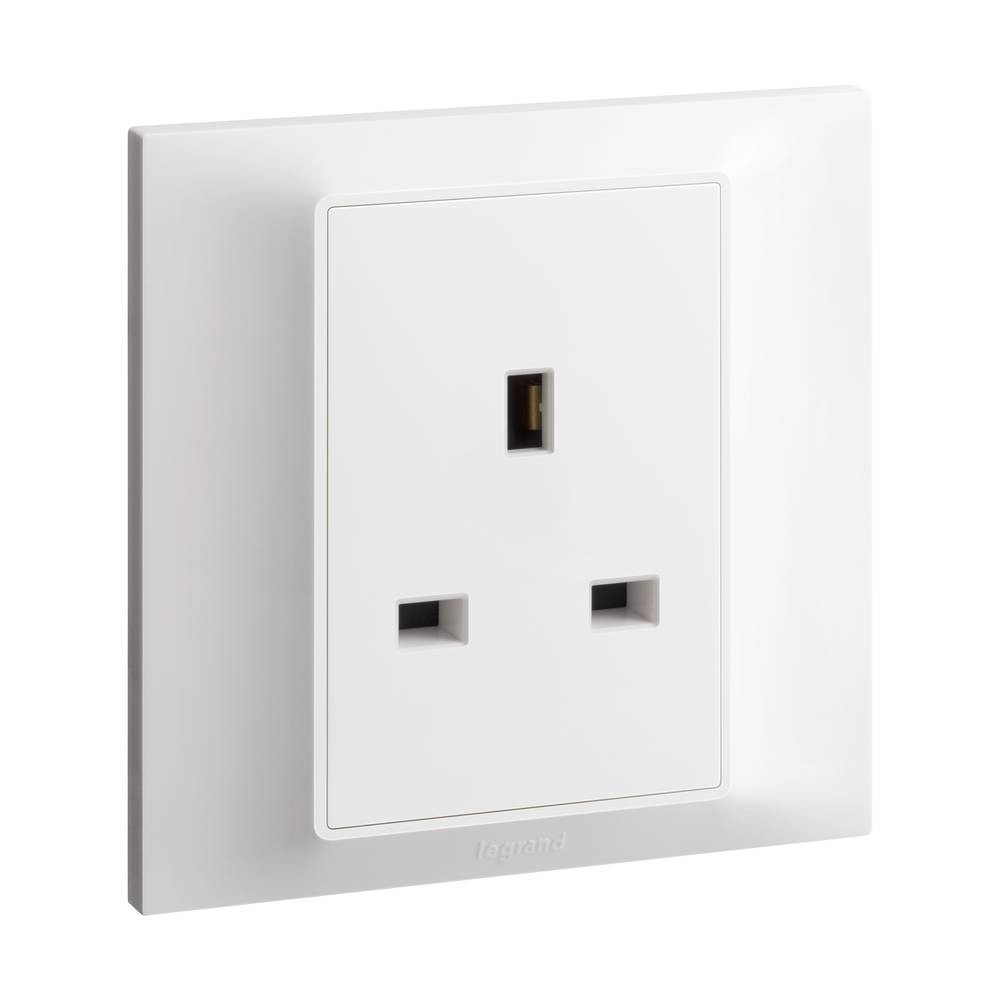 13 Amp Switchless White Blanco S Fish
