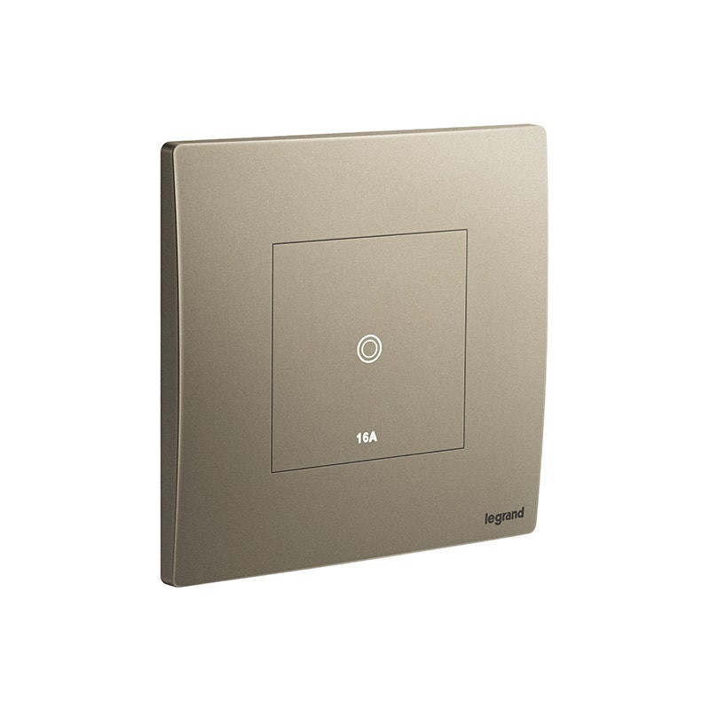 LEGRAND - Touch Switch, Mallia Senses, 1 Gang, 1 Way, 16AX, 240V, Dark Bronze