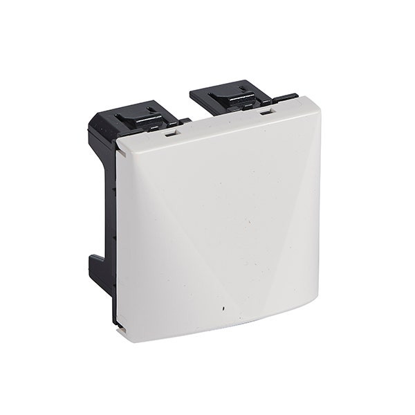 LEGRAND - Standard Cord Outlet, Square, White