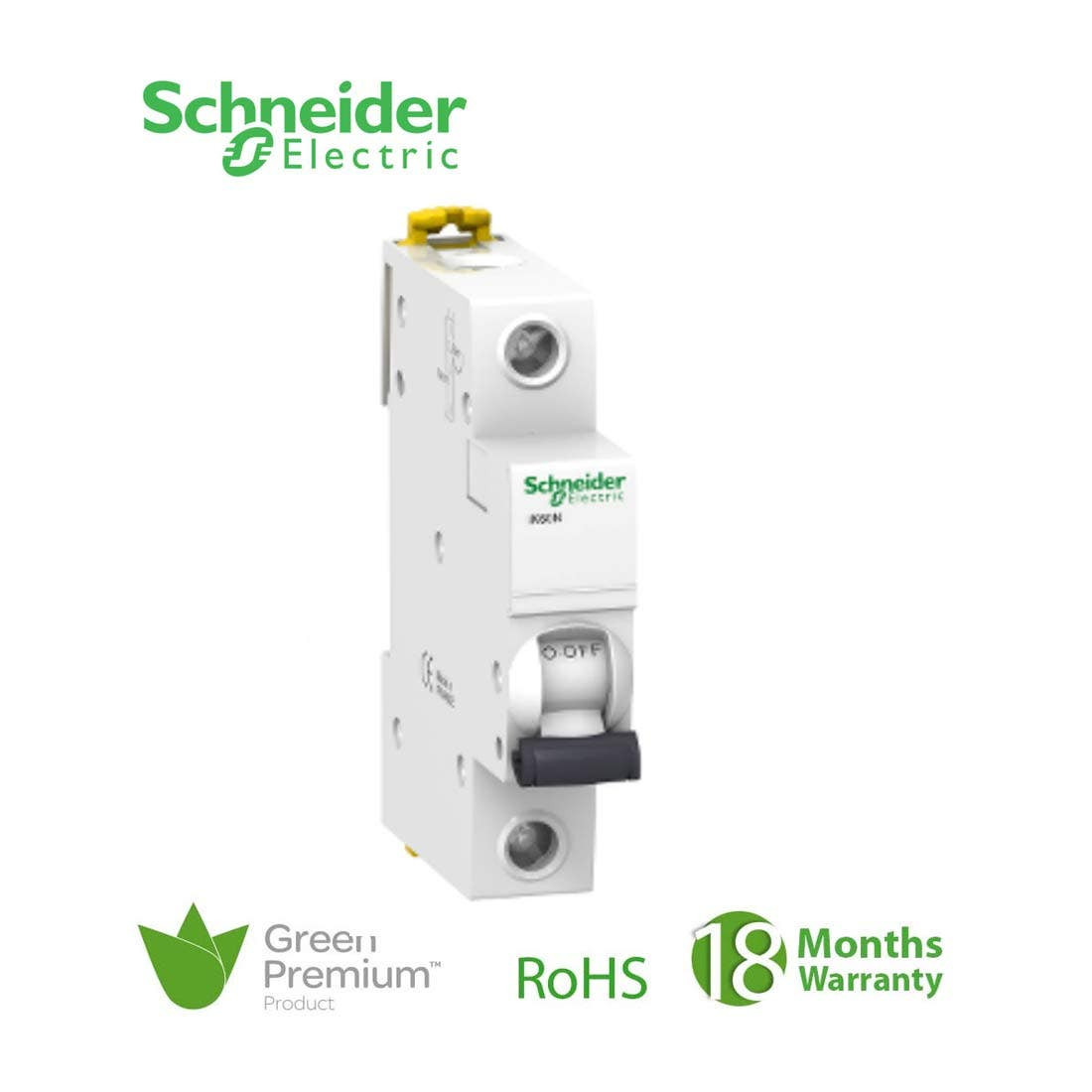 SCHNEIDER - MCB Breaker, Acti9 iK60N, 1P, 20A, C curve
