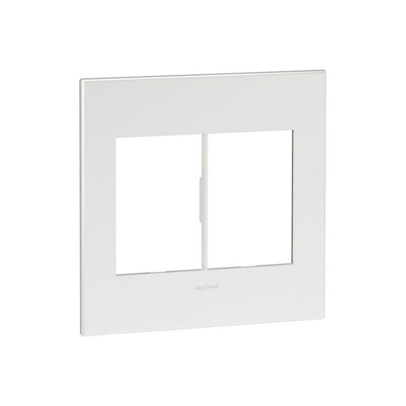 LEGRAND - Plate Arteor, Italian/US, 2x3 Modules, Square, 4''x4'', Horizontal, White