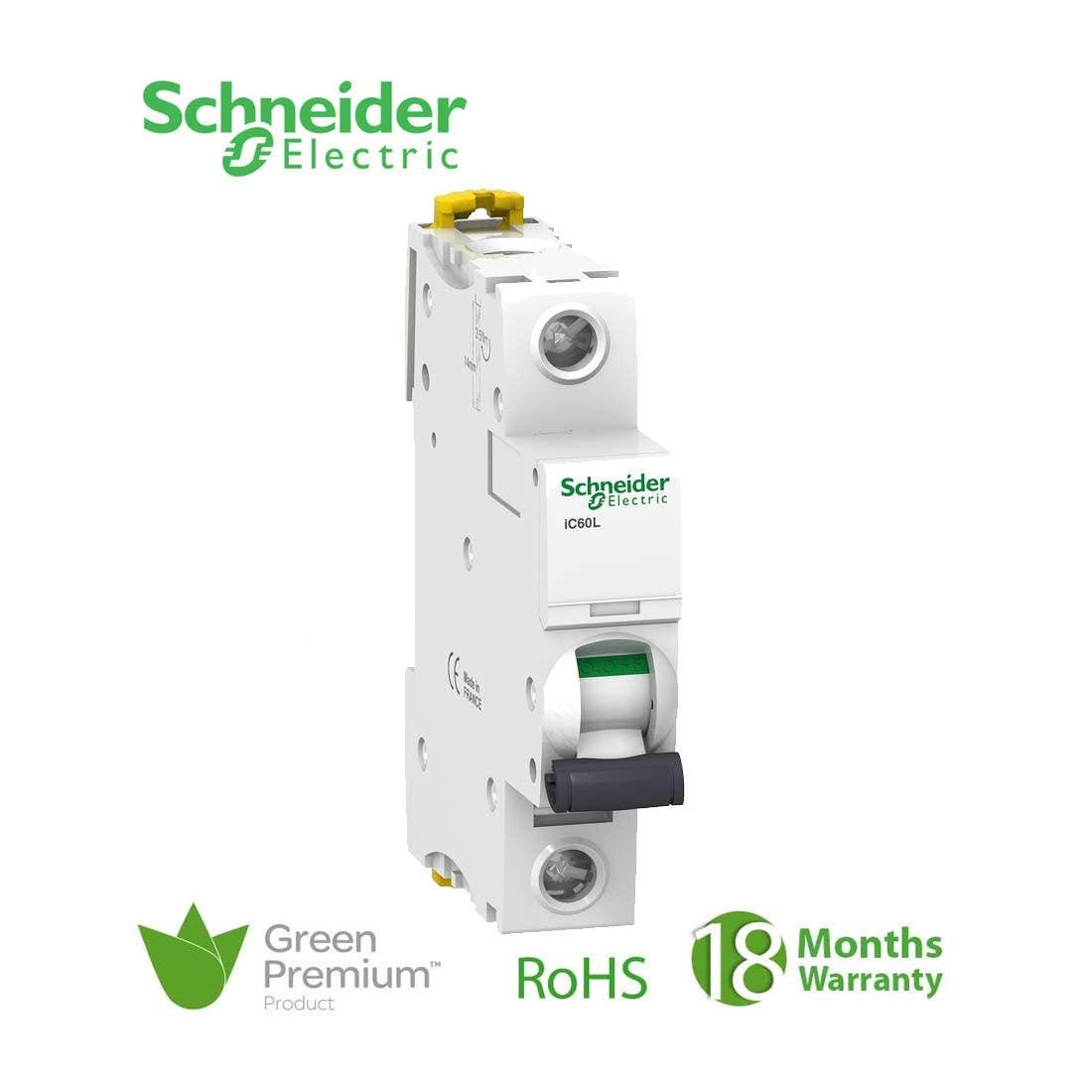 SCHNEIDER - MCB Breaker, Acti9 iC60L, 1P, 32A, C curve