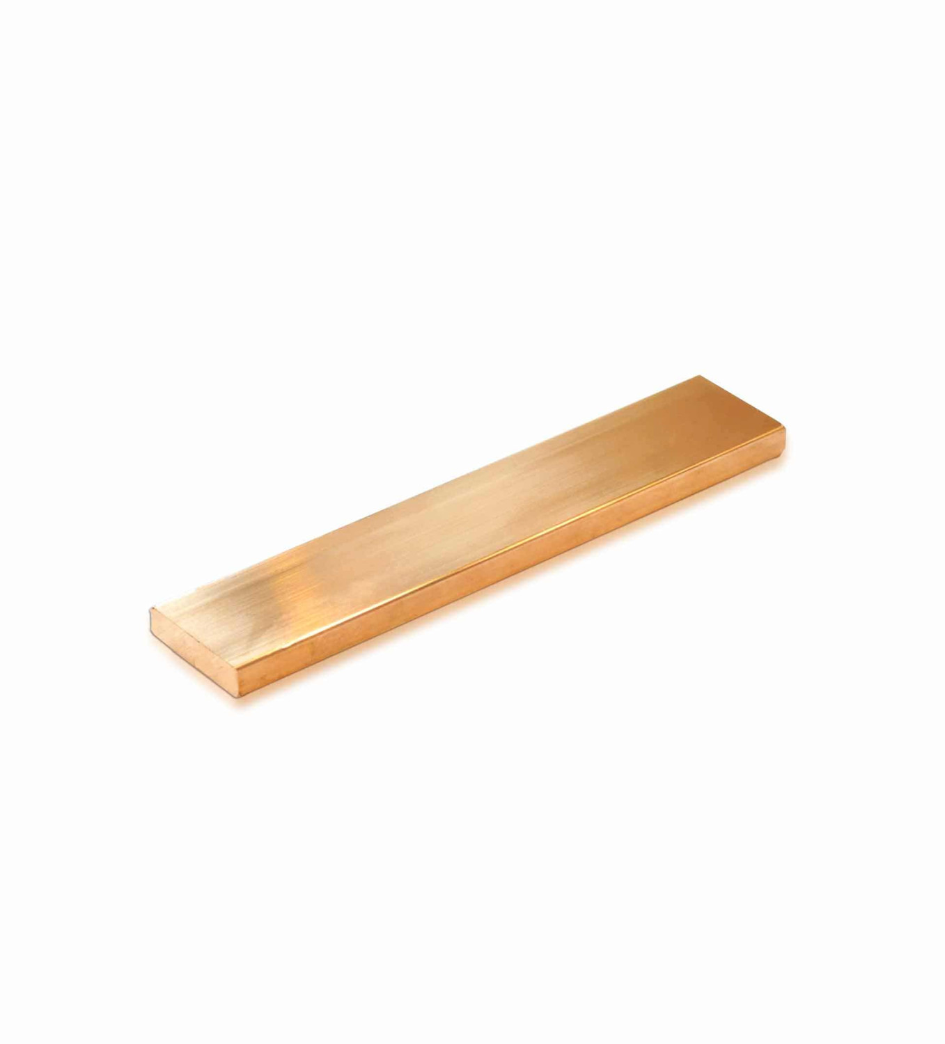 BAHRA BUSBAR - Copper Bar, 20x6mm, 5.5 Meters Length, Rounded Corners