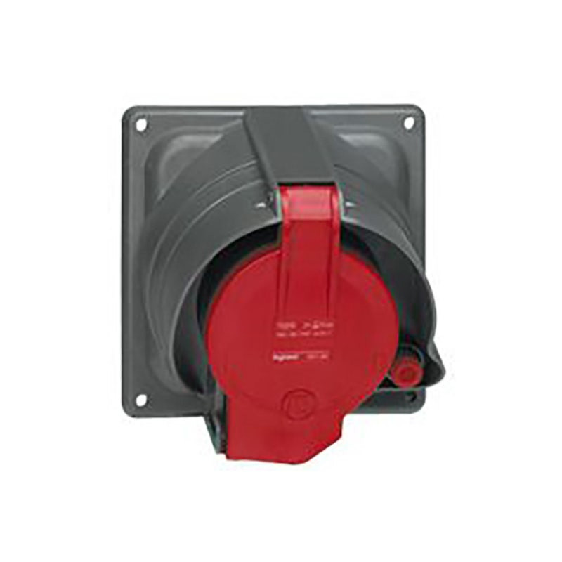 LEGRAND - Socket Prisinter Hypra, Panel Mounting, IP44, 63A, 380/415V~, 3P+E, Plastic