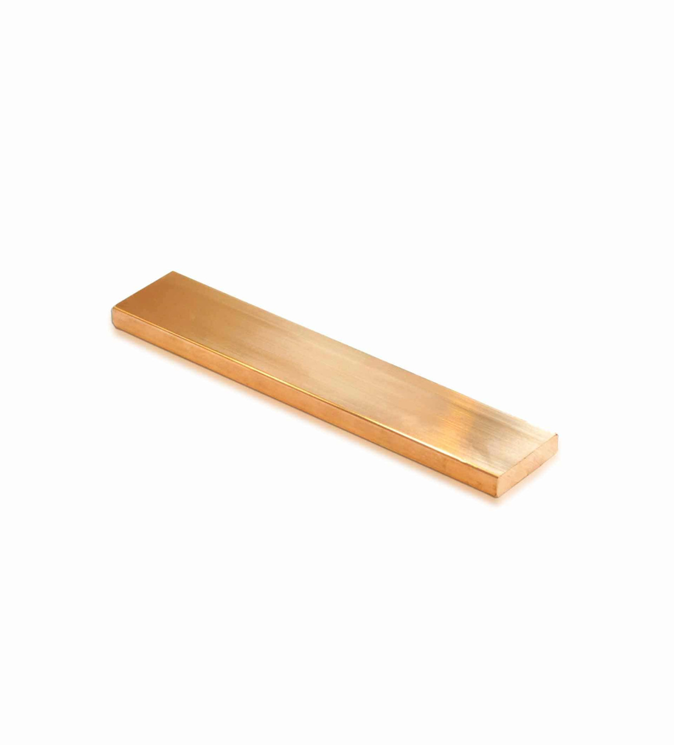 BAHRA BUSBAR - Copper Bar, 15x10mm, 5.5 Meters Length, Rounded Corners
