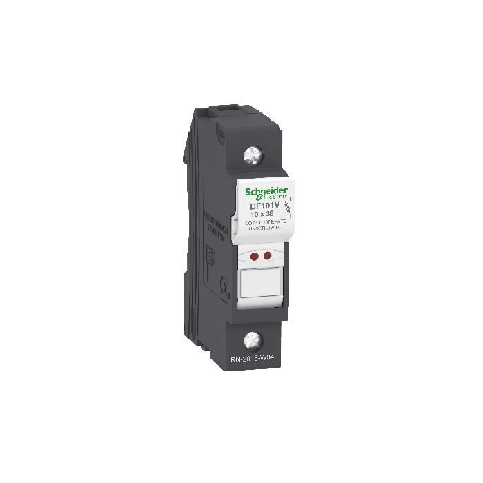 SCHNEIDER - Fuse Carrier Tesys Df, 1P 32A, Fuse Size 10x38mm, Blown Fuse Indicator