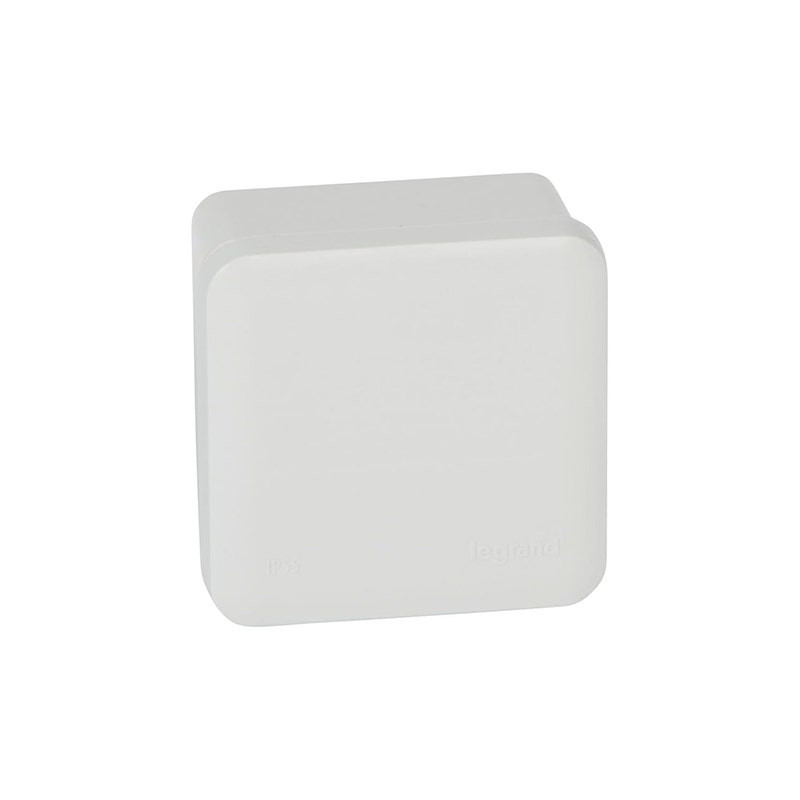 ليجراند - علبة التوصيل Plexo، IP55، IK07، 650°C، 80x80x45mm، مربع، سطح أملس، Grey