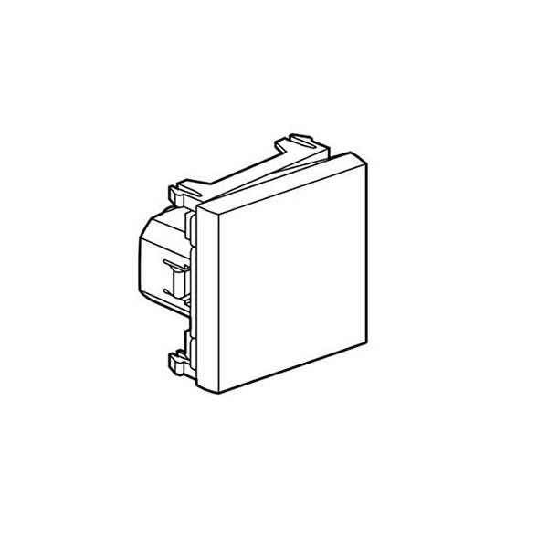 LEGRAND - 2-Way Switch Arteor, 16A, Square, 2 Modules, Magnesium