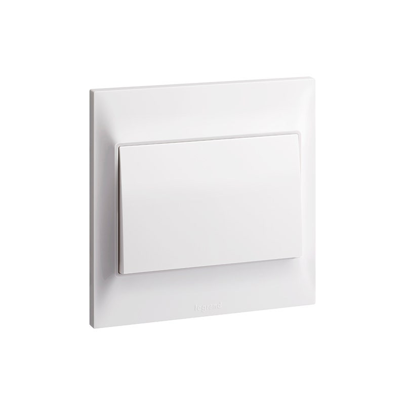 LEGRAND - Double Pole Switch Belanko S, 1 Gang, 20A, 250V, White