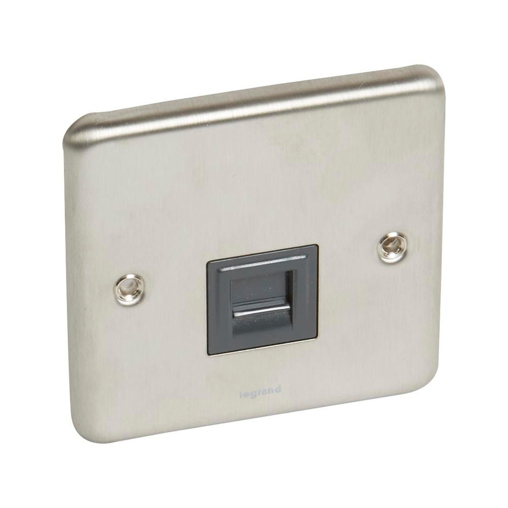 LEGRAND - Telephone Socket Synergy -RJ 11/RJ 12 -Single
