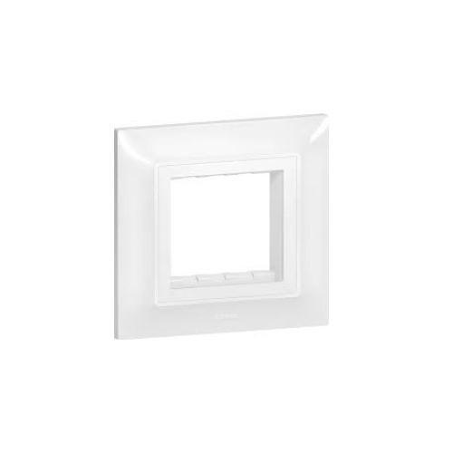 LEGRAND - Arteor adaptor for integration of 2 modules Arteor mechanisms in Belanko S plate - 1 gang - White