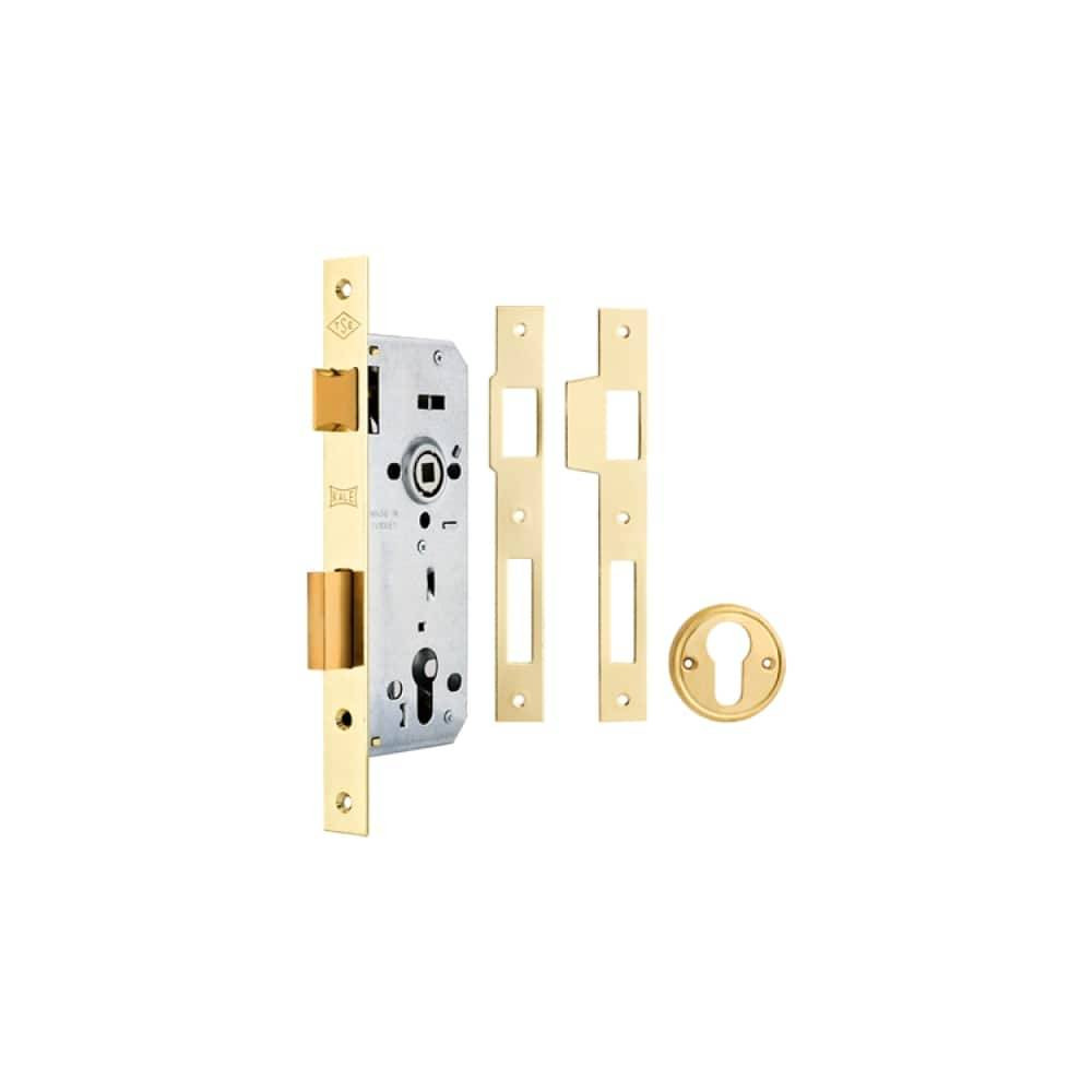 Door lock (burying) | KALE - 45 mm CYLINDER 62 mm 3-THROWS - NICKEL