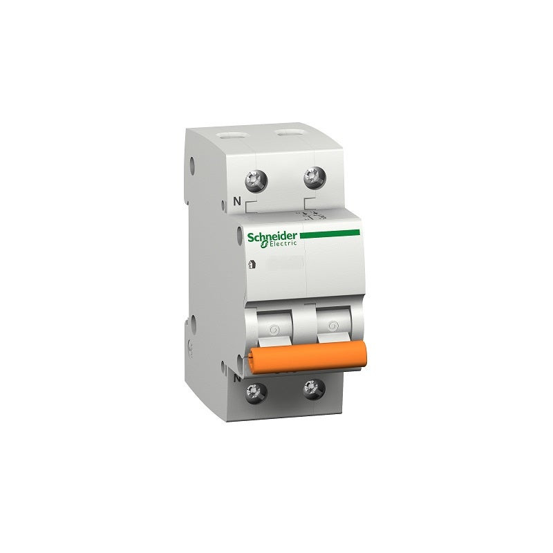 SCHNEIDER - MCB Breaker, Domae, 2P, 20A, C curve, 6000A