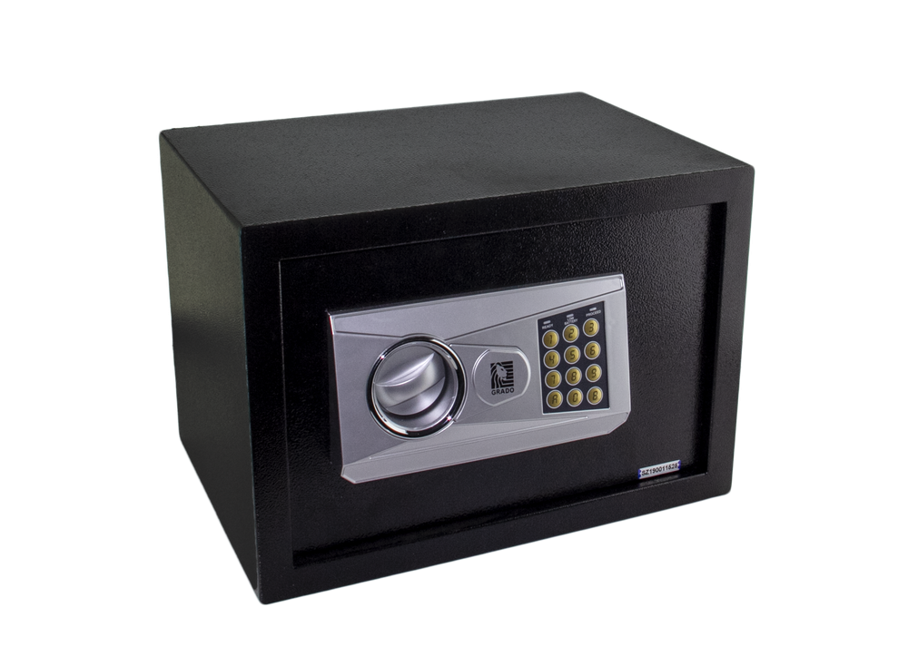 Electronic safe | GRADO - 20 X 31 X 20 cm - GREY