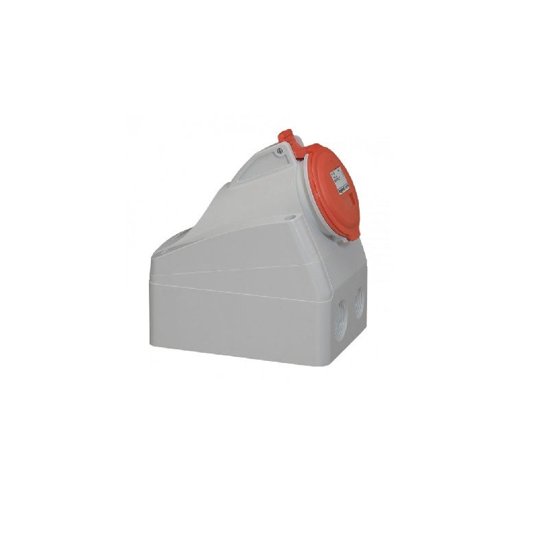 LEGRAND - Surface Mounting Socket P17, IP44, 380/415 V~, 32 A, 2P+E